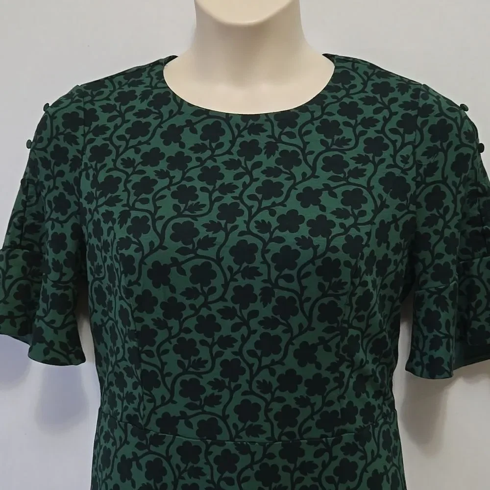 Boden Alexis Jersey Dress Suze 10 Long Tall‎ Enchanted Vines